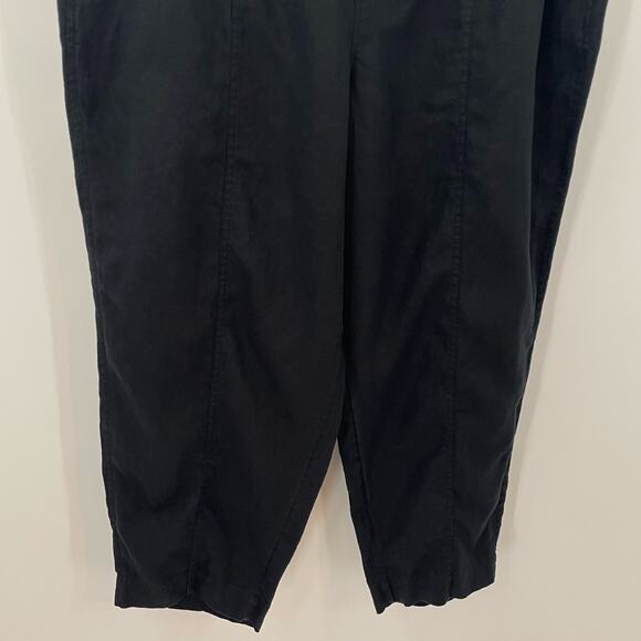 Athleta 2025 1X Retreat High Rise Linen Ankle Pant Black 658556 - Picture 6 of 11
